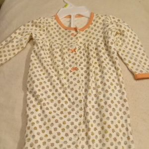Baby sleepwear oneself footies